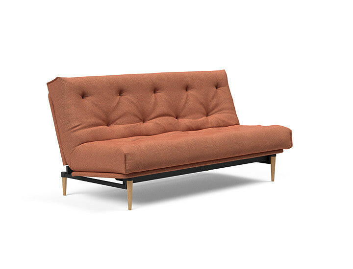 Sovesofa Colpus Eik med Spring Madrass fra Innovation Living Bedtime.no.