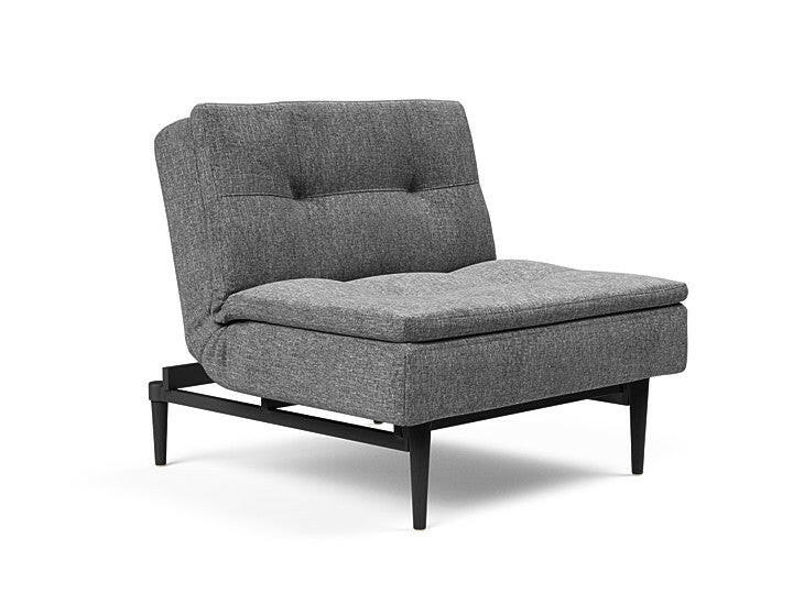 Stol Dublexo med Sort Styletto Ben fra Innovation Living Bedtime.no.