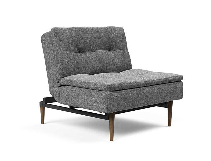 Stol Dublexo med Mørk Styletto Ben fra Innovation Living Bedtime.no.