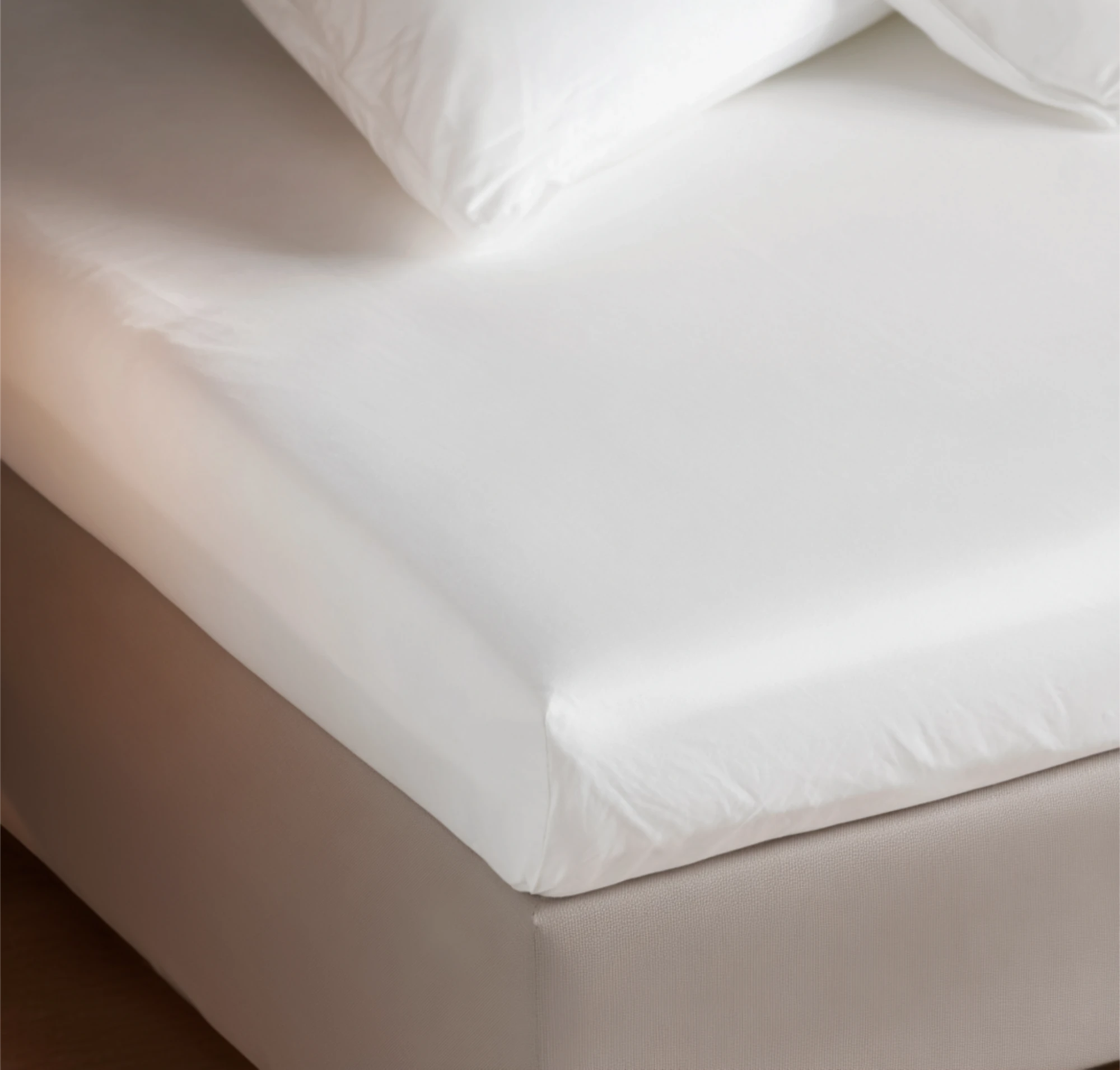 Bambus Konvoluttlaken Hvit Bedtime.no.