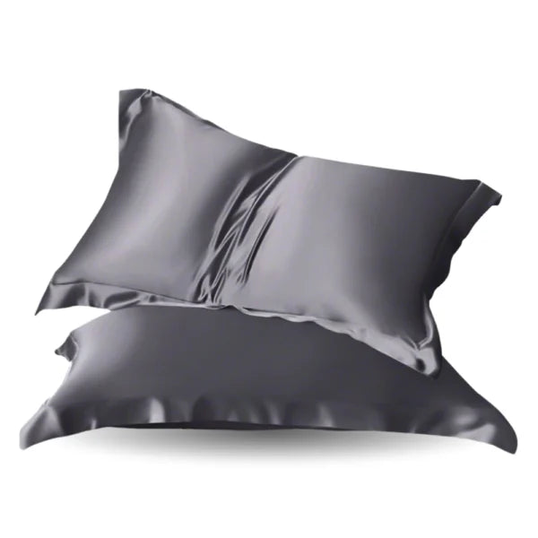 Silke Putetrekk 50x70 Mørk Grå Bedtime.no.