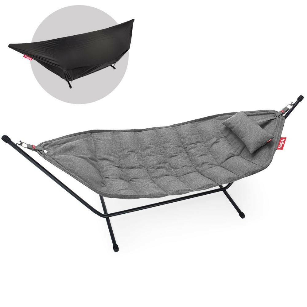 Hengekøye Headdemock Superb fra Fatboy rock grey deluxe Bedtime.no.