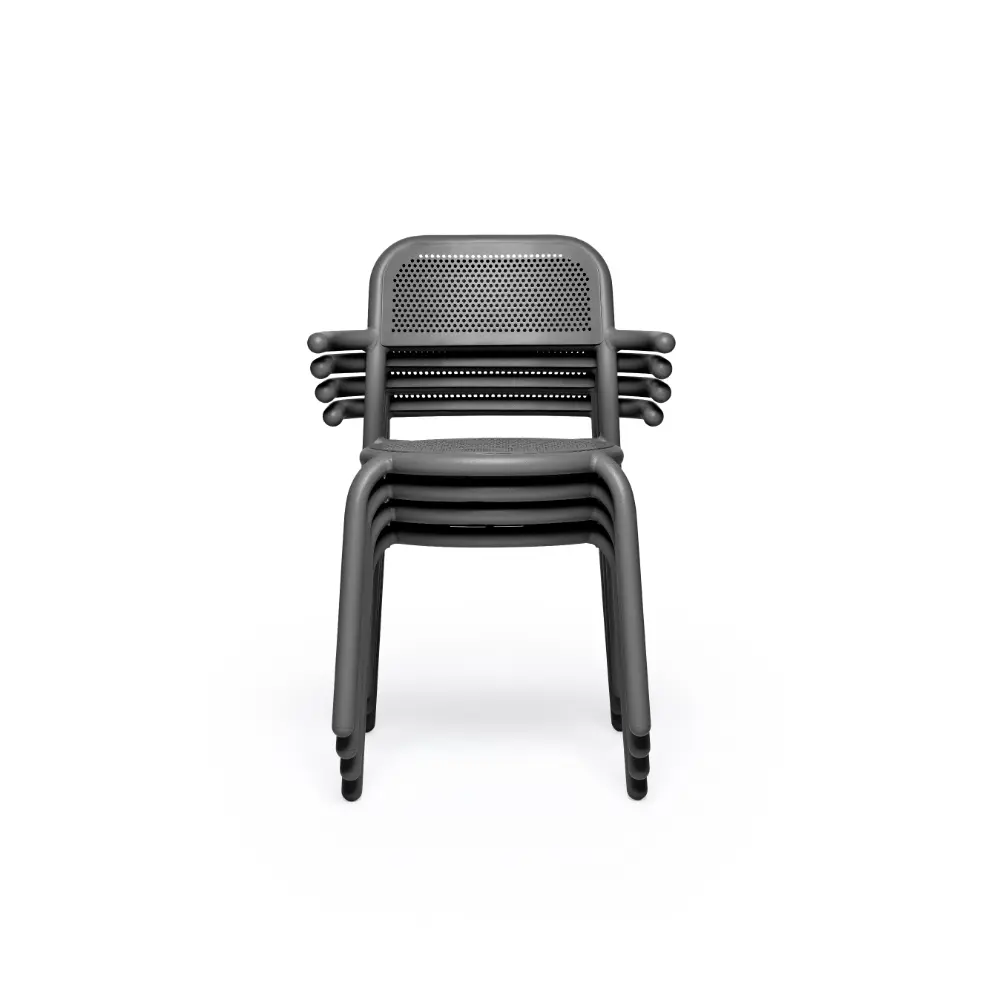 Fatboy Stol Toni armchair set anthracite (4 pcs) Bedtime.no.