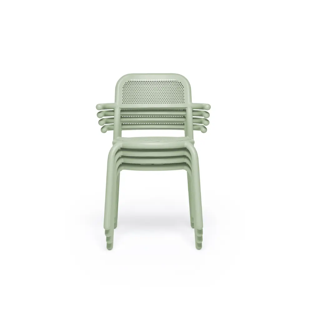 Fatboy Stol Toni armchair set mist green (4 pcs) Bedtime.no.