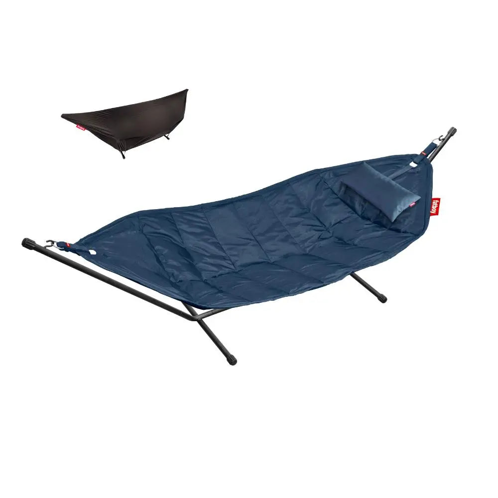 Hengekøye Headdemock fra Fatboy dark blue deluxe Bedtime.no.