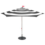 Fatboy Parasoll stripesol anthracite incl. base black Bedtime.no.
