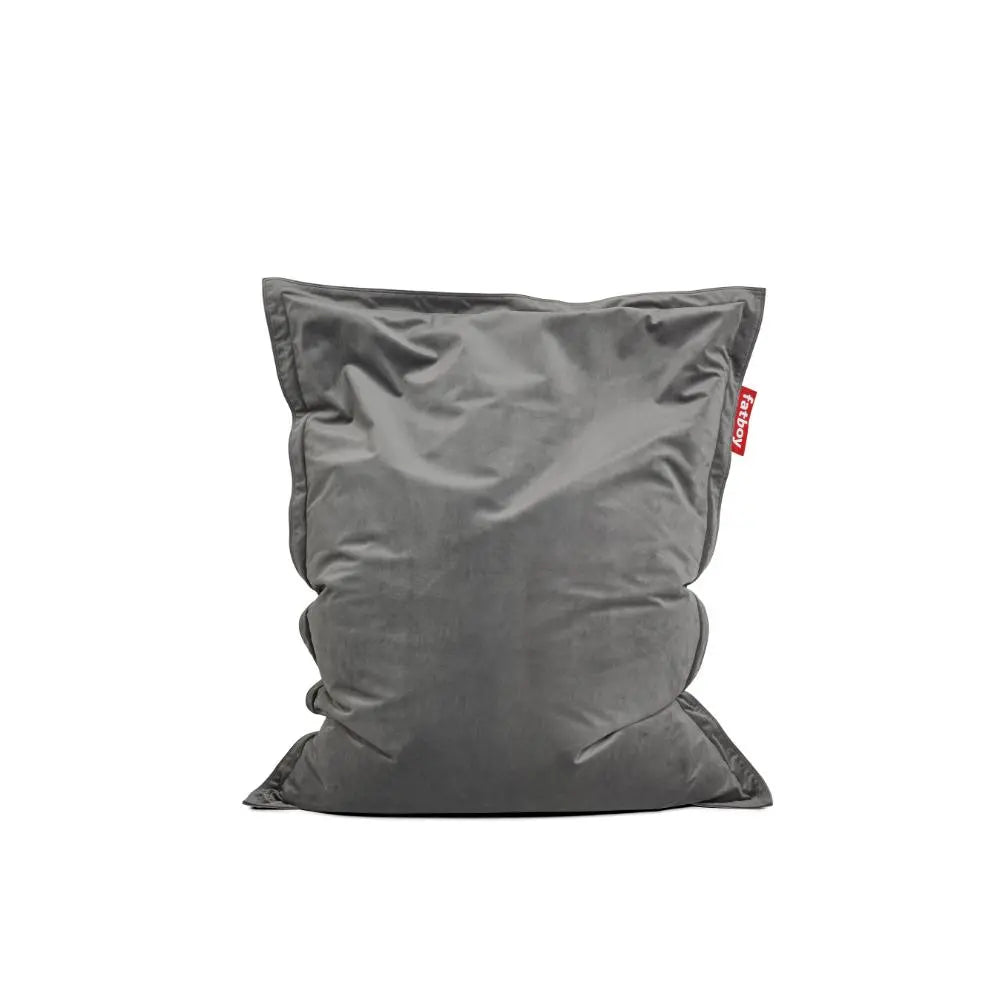 Fatboy Sakkosekk original slim velvet recycled taupe Bedtime.no.