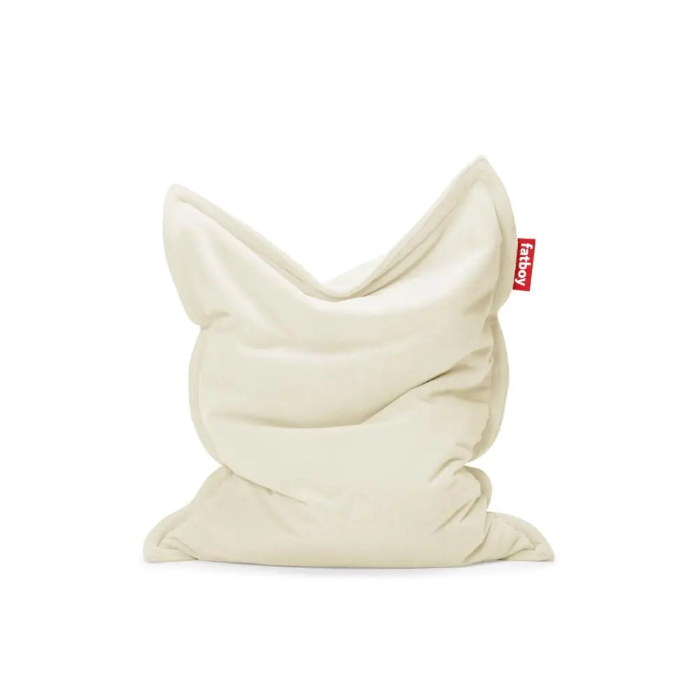 Fatboy Sakkosekk original slim teddy off-white Bedtime.no.