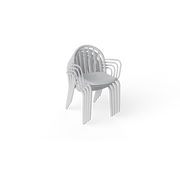Fatboy Hagestol med Armlener Fred's set light grey (4 pcs) Bedtime.no.