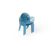Fatboy Hagestol med Armlener Fred's set wave blue (4 pcs) Bedtime.no.