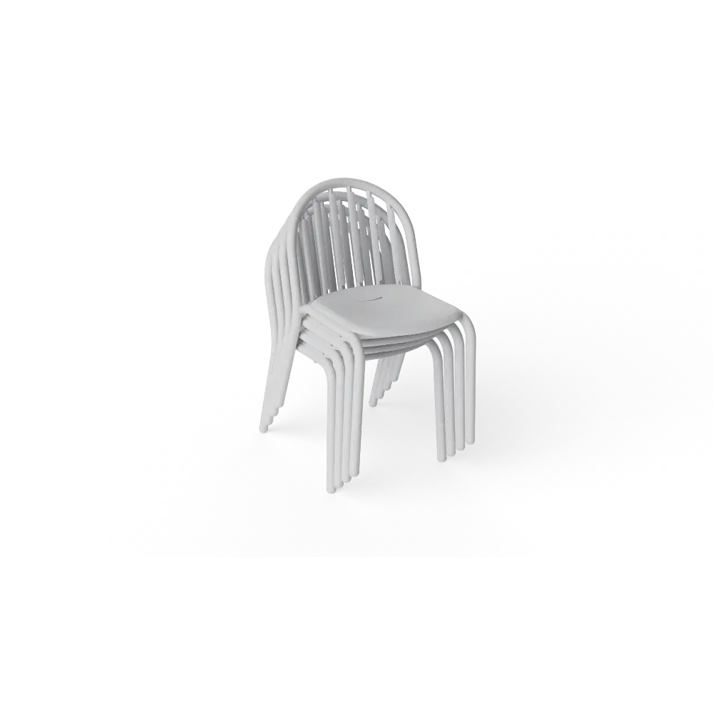 Fatboy Hagestol Fred's chair set light grey (4 pcs) Bedtime.no.