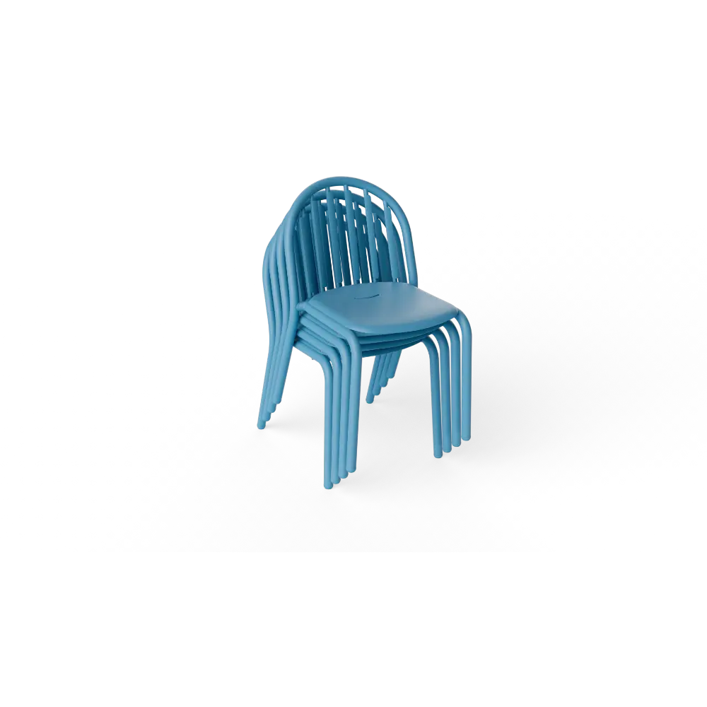 Fatboy Hagestol Fred's chair set wave blue (4 pcs) Bedtime.no.