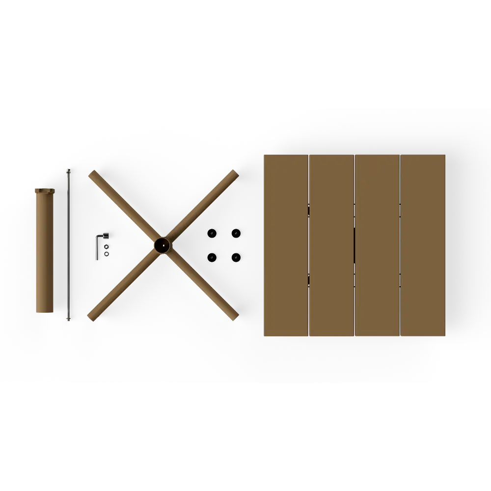 Fatboy Hagebord Fred's square bistreau mochaccino Bedtime.no.