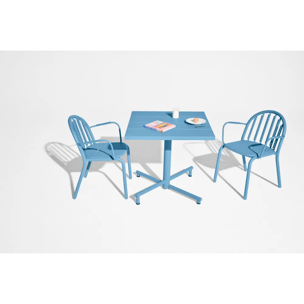 Fatboy Hagebord Fred's square bistreau wave blue Bedtime.no.