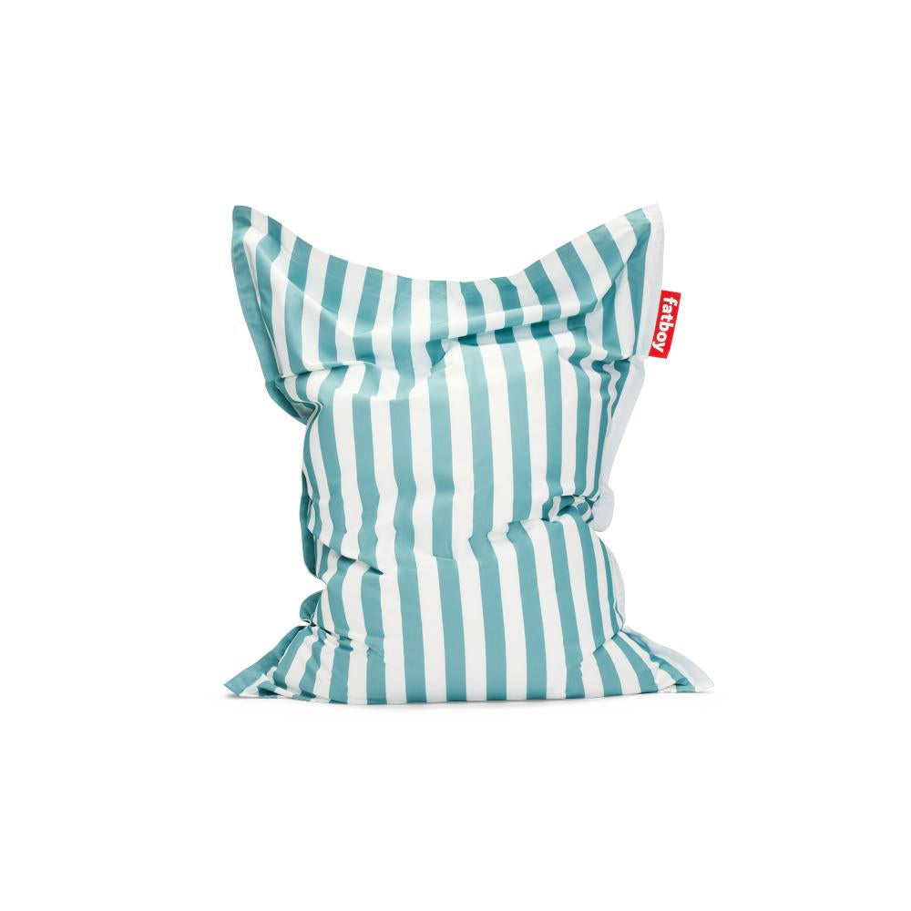 Fatboy Sakkosekk Original Outdoor Stripe Azur Bedtime.no.