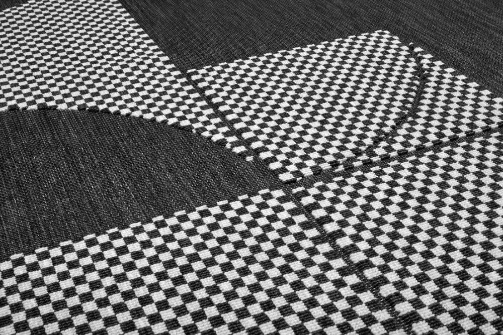 Fatboy Teppe Carpretty petit jigsaw black/white Bedtime.no.