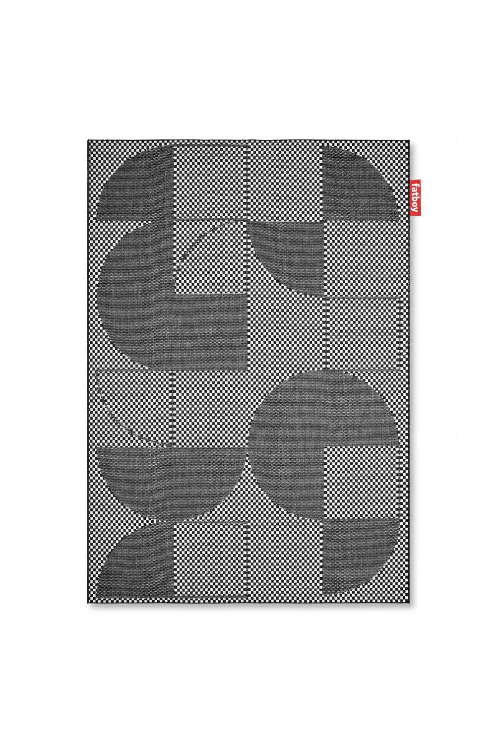 Fatboy Teppe Carpretty petit jigsaw black/white Bedtime.no.