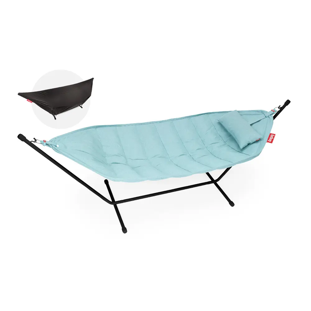 Hengekøye Headdemock Superb fra Fatboy pacific blue Deluxe Bedtime.no.