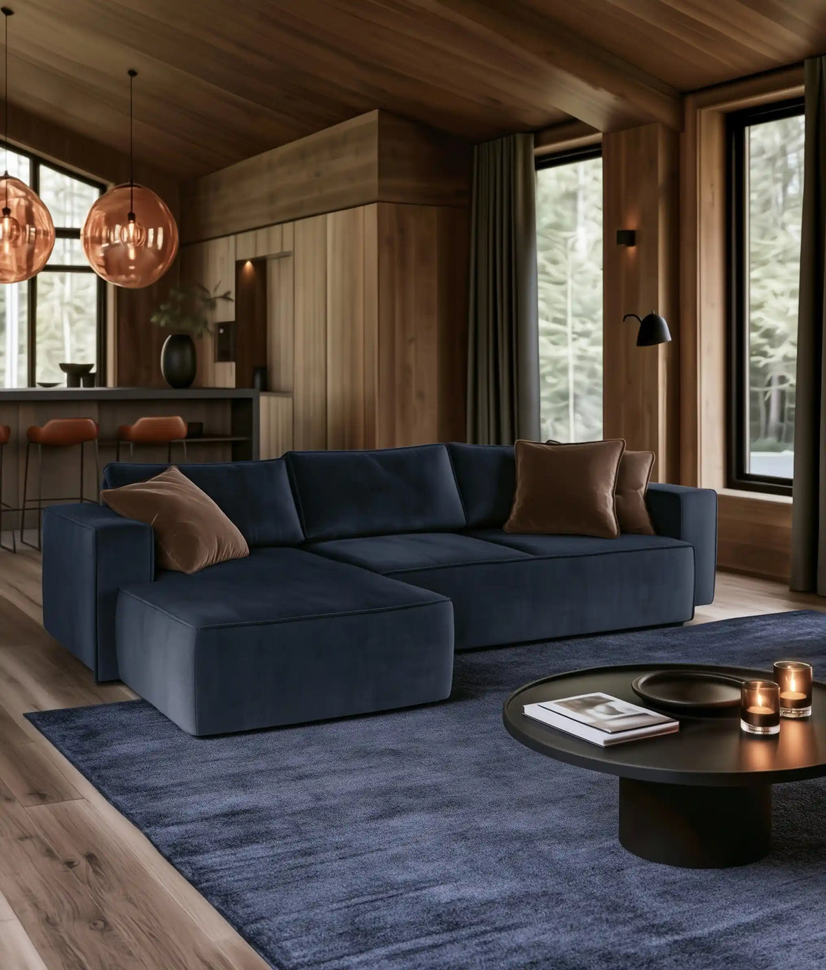 Sovesofa Melody med sjeselong