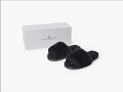 Saueskinn Tøfler fra Carpe Diem Beds - Sort Bedtime.no.