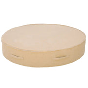 Round bed - raffia fabric Bedtime.no.