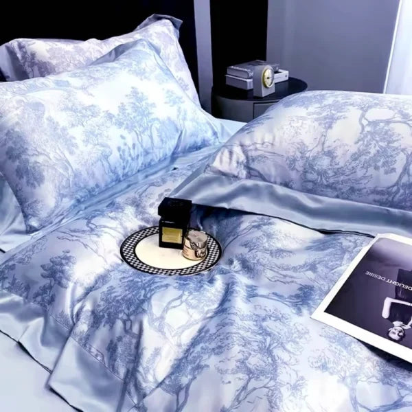 Bambus Sengesett, Toile de Jouy Bedtime.no.