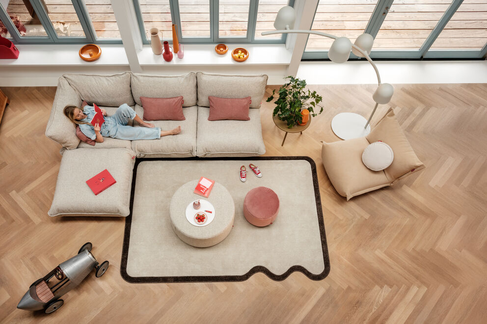 Fatboy Teppe Grand Not Straight creme-brown