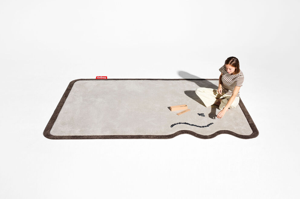 Fatboy Teppe Petit Not Straight creme-brown