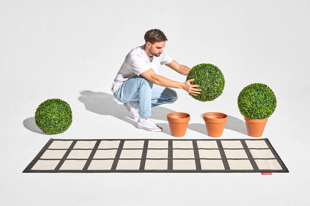 Fatboy Teppe Carpretty Catwalk Checky black/white