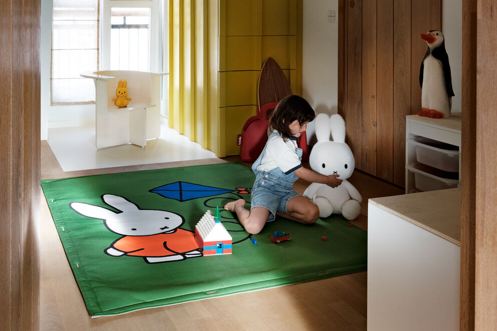 Fatboy Teppe Flying Carpet x Miffy green