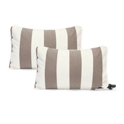 Fatboy paletti armrest set stripe cacao Bedtime.no.
