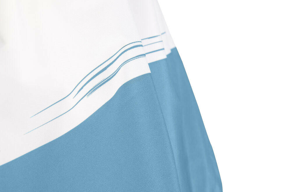 Fatboy Parasoll Stripesol Wave Blue incl. base black Bedtime.no.