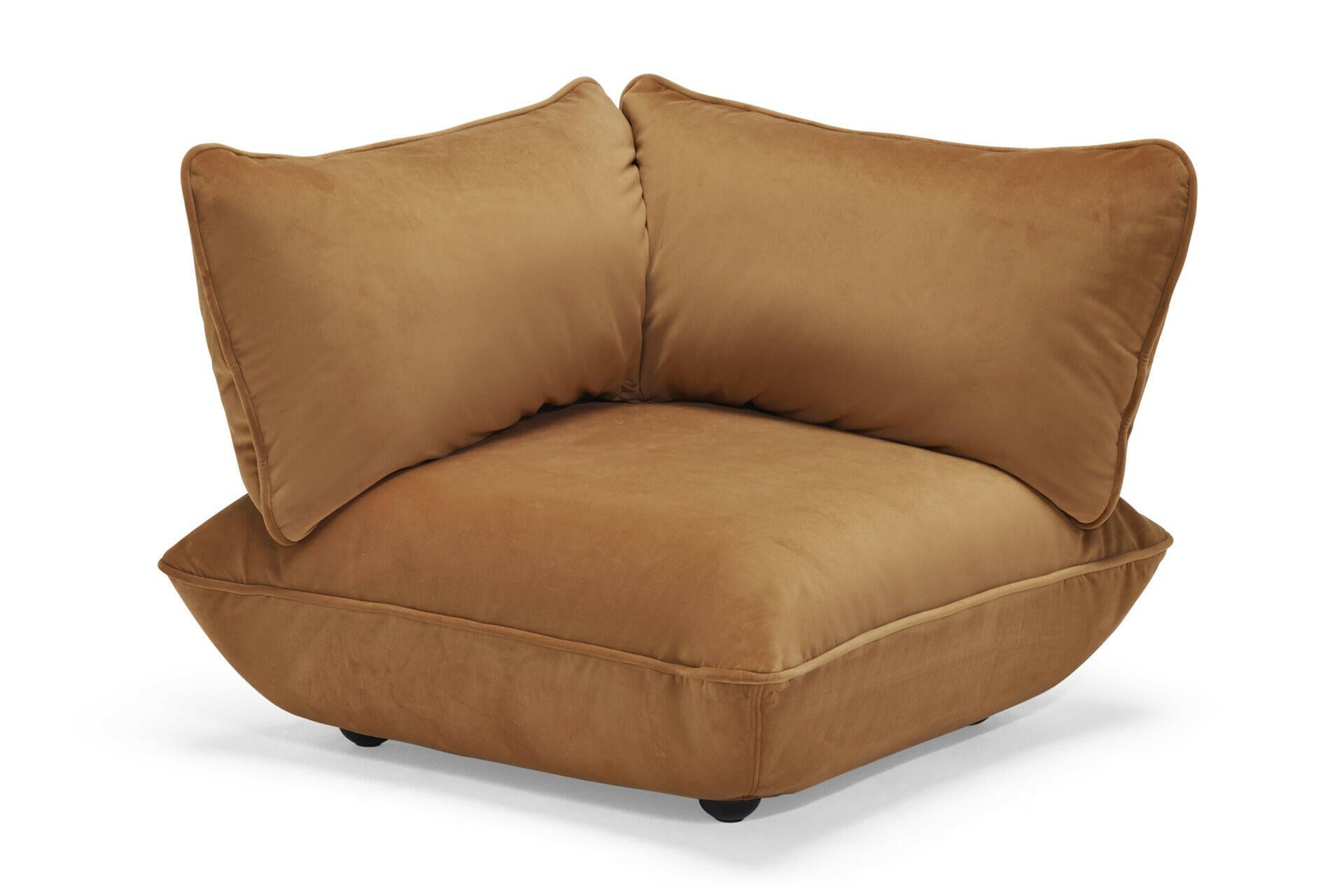 Fatboy sumo corner seat velvet recycled almond Bedtime.no.