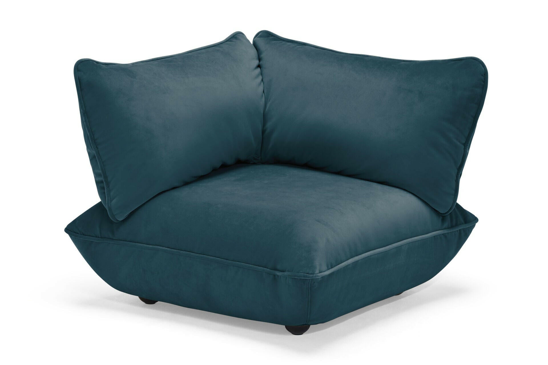 Fatboy sumo corner seat velvet recycled petrol Bedtime.no.