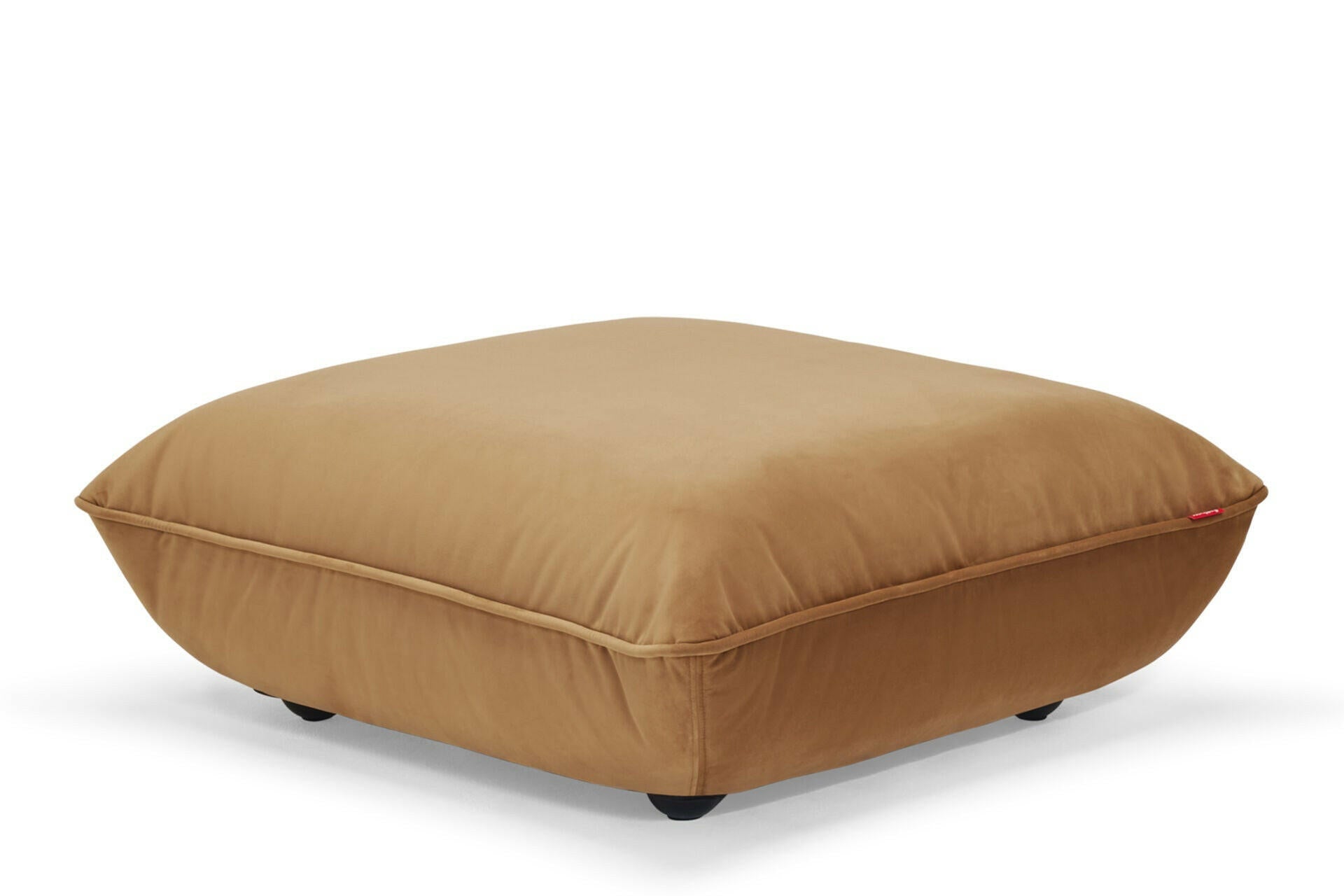 Fatboy Sofa sumo hocker velvet recycled almond Bedtime.no.