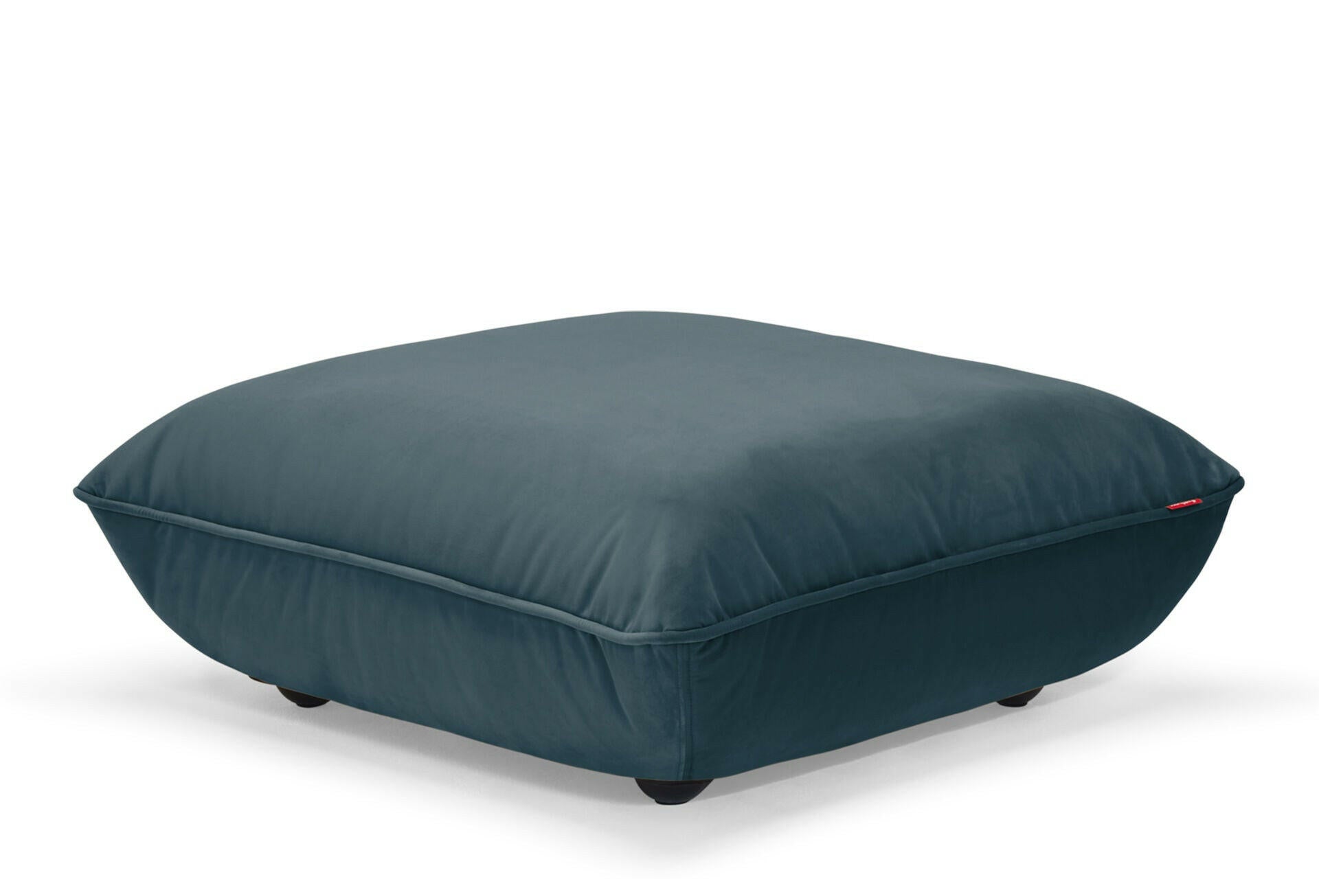 Fatboy Sofa sumo hocker velvet recycled petrol Bedtime.no.