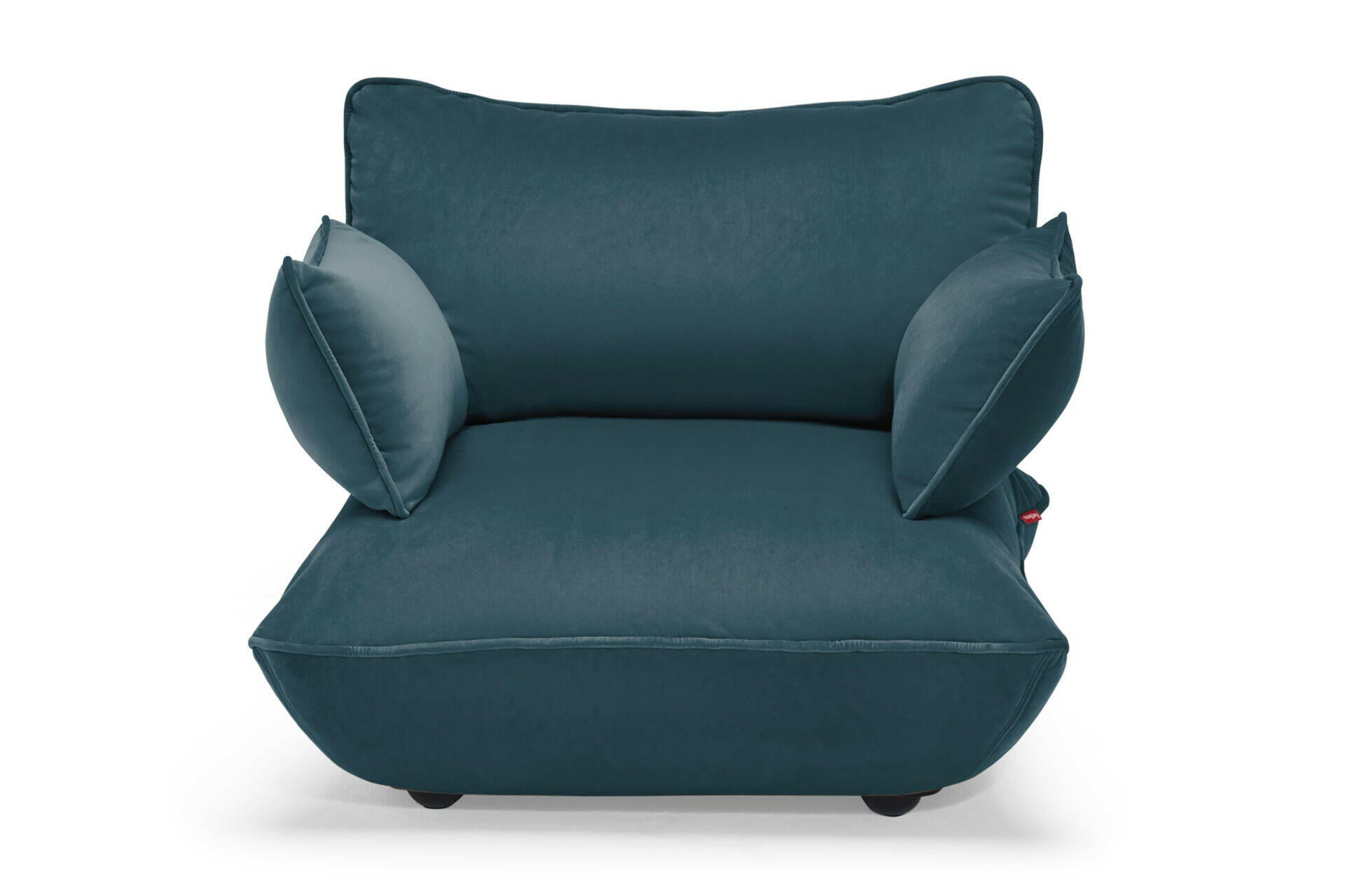 Fatboy sumo loveseat velvet recycled petrol Bedtime.no.