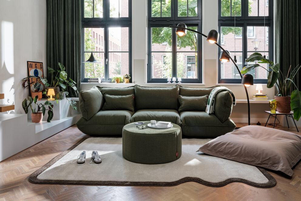 Fatboy Sofa Sumo Seat Boucle Recycled leaf green