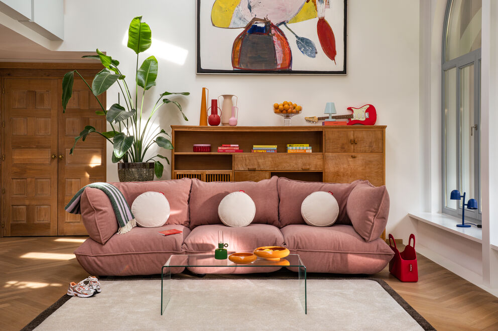 Fatboy Sofa Sumo Armrest Cord Recycled soft pink