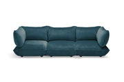Fatboy sumo sofa grand velvet recycled petrol Bedtime.no.