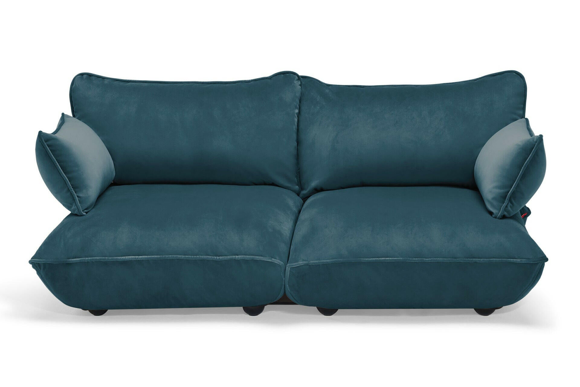 Fatboy sumo sofa medium velvet recycled petrol Bedtime.no.
