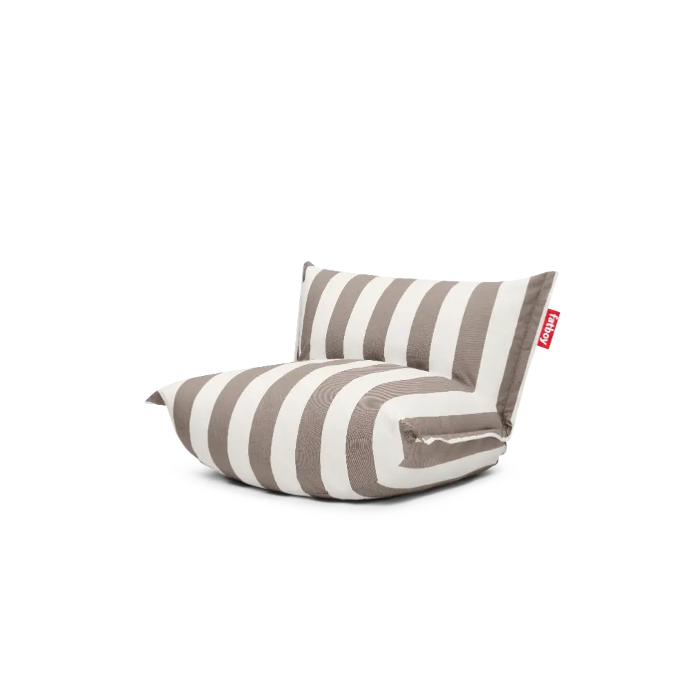 Fatboy Stol BonBaron Outdoor Stripe Cacao Bedtime.no.