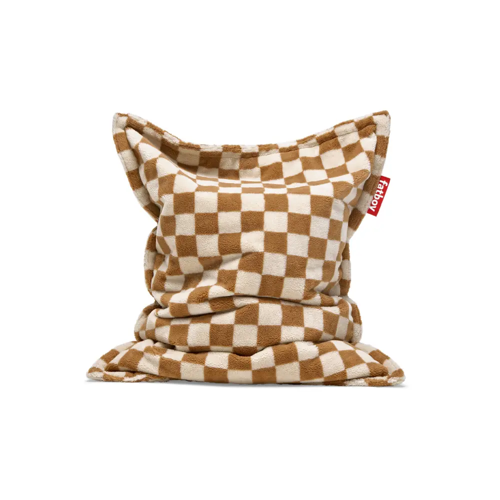 Fatboy Sakkosekk original slim teddy almond creme Bedtime.no.