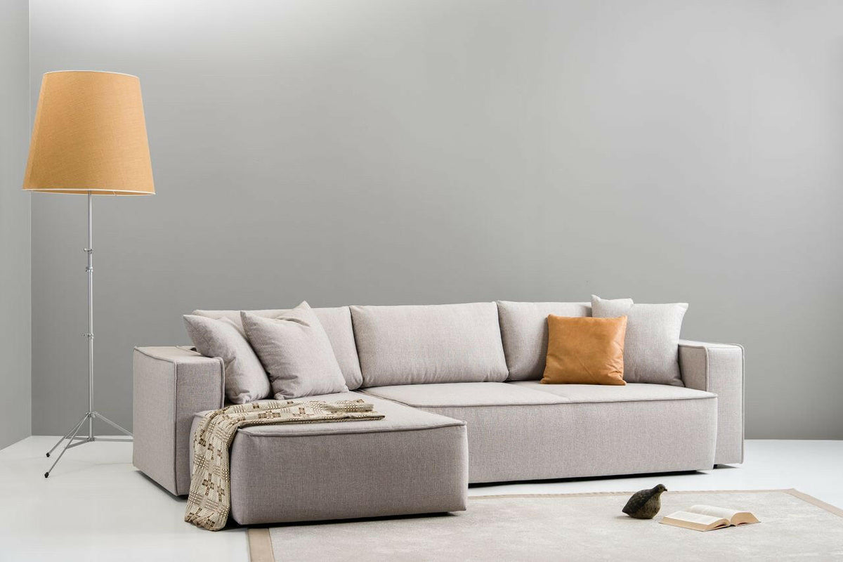 Sovesofa Melody med sjeselong fra Hovden Møbel Bedtime.no.