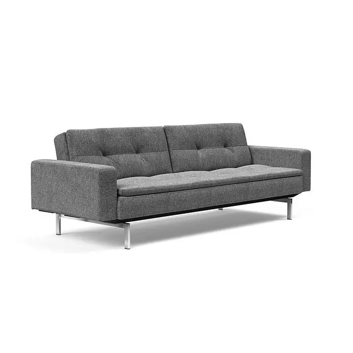Sovesofa Dublexo med Armlener & Krom ben fra Innovation Living