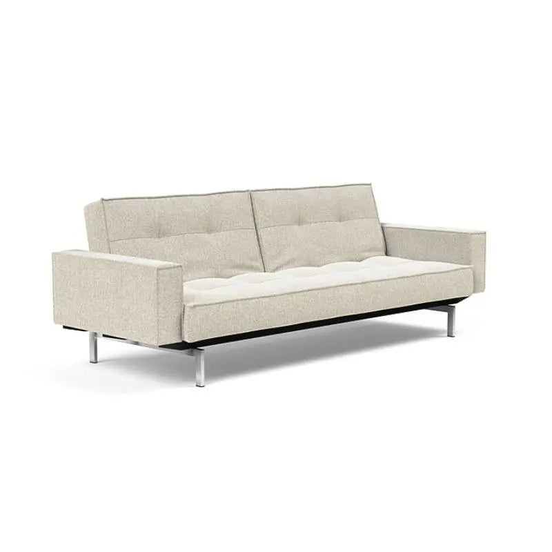 Sovesofa Splitback med Armlener & Krom ben fra Innovation Living