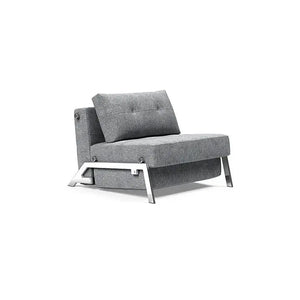 Stol Cubed 02 med Krom Ben