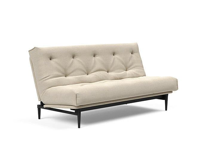 Sovesofa Colpus Sort Eik med Latex Madrass fra Innovation Living Innovation Living