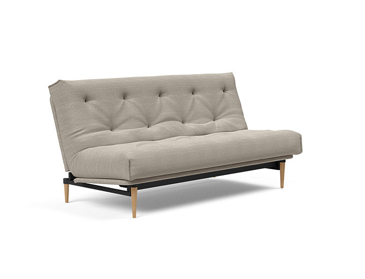 Sovesofa Colpus Eik med Soft Spring Madrass fra Innovation Living