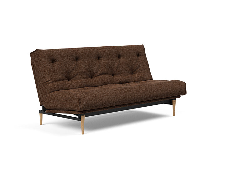 Sovesofa Colpus Eik med Soft Spring Madrass fra Innovation Living